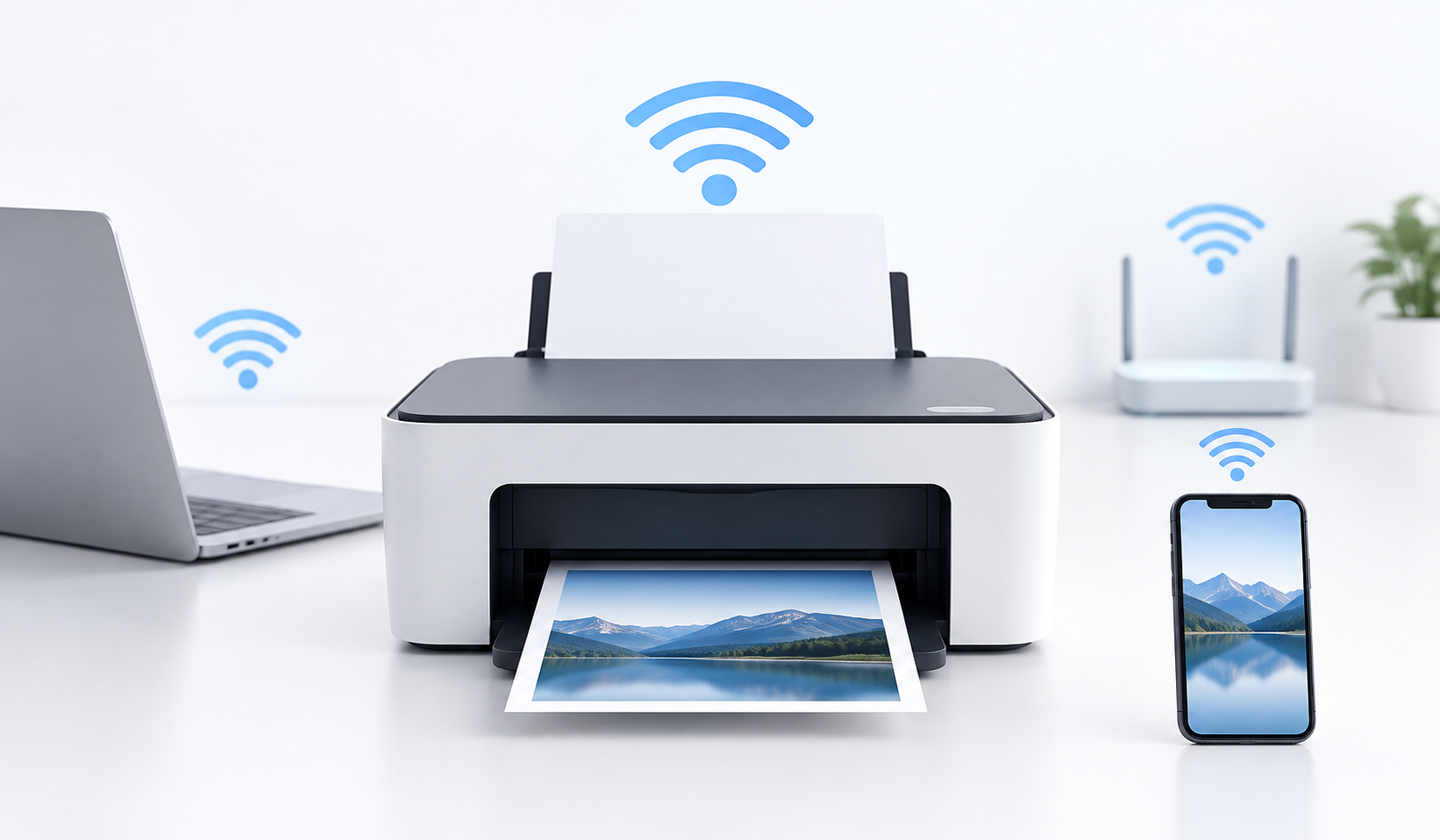 Wireless printer setup: home Wi-Fi, Wi-Fi Direct and first checks