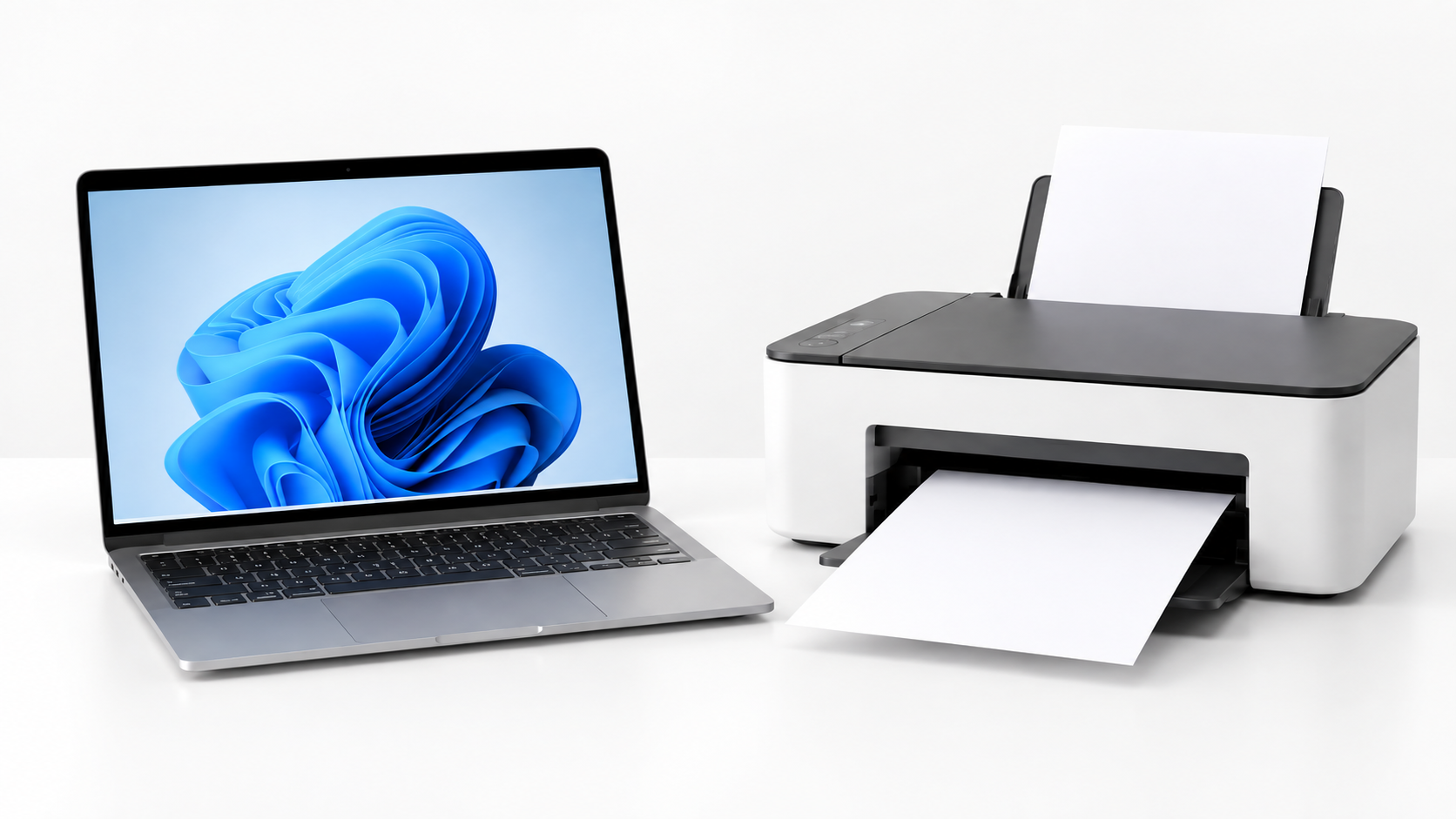 Printer setup in Windows 11: add, select and test