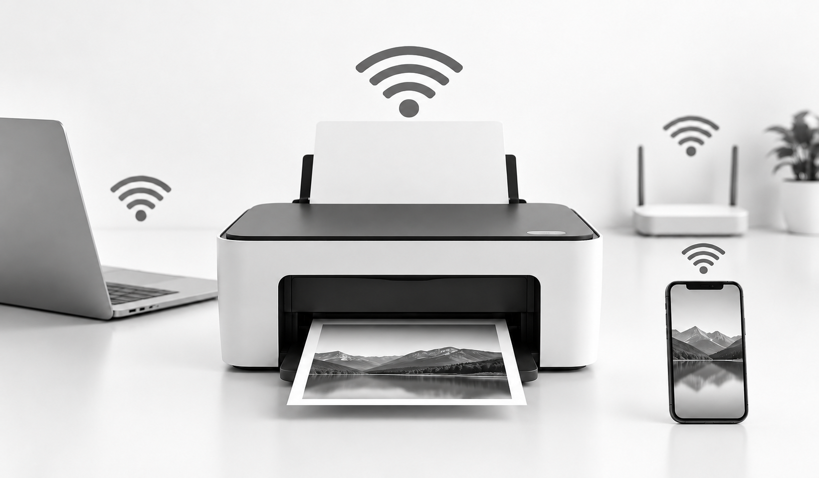 Wireless printer setup: home Wi-Fi, Wi-Fi Direct and first checks